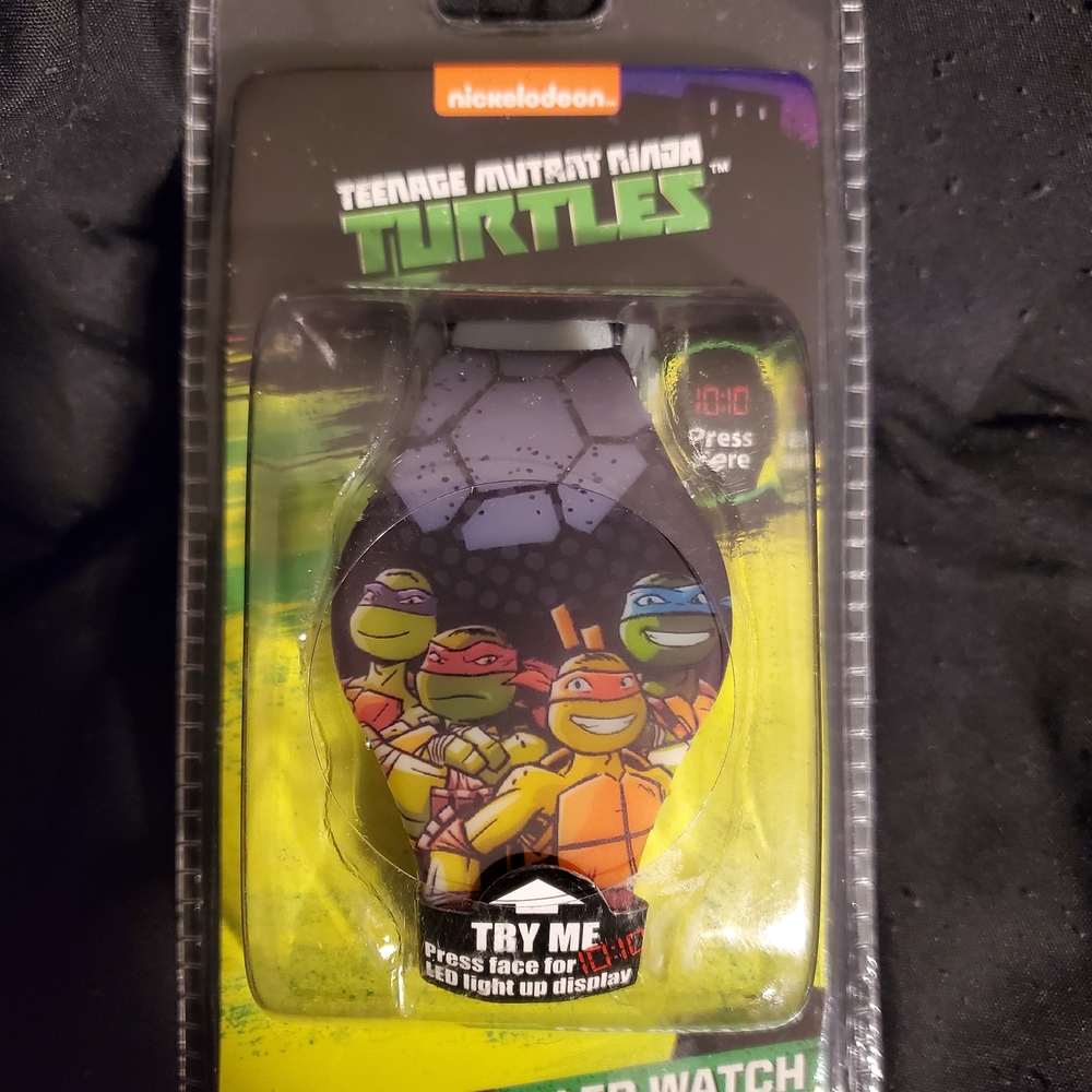 Nickelodeon Teenage Mutant Ninja Turtles Kids Watch - Black